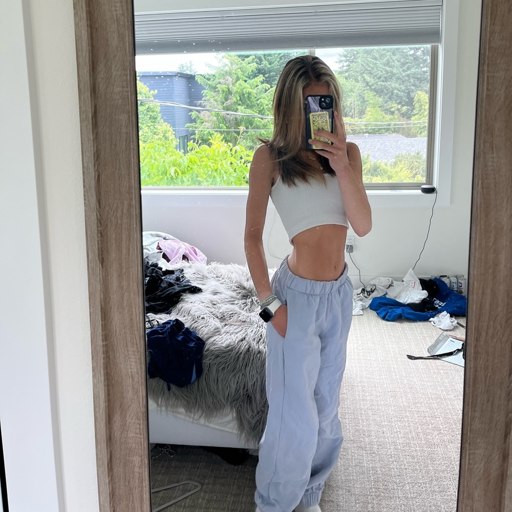 Light blue brandy sweatpants